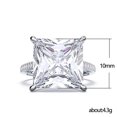 thumbnail image 4 of Anillo conmemorativo de diamante cuadrado exquisito de diamante cuadrado geométrico de moda regalo de joyería de boda de compromiso para mujer Wmkox8yii  fajkfhkj2585, 4 of 9