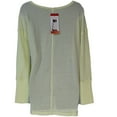 thumbnail image 3 of Vintage America Ladies’ Thermal Knit Top Size: Medium, Color: Wax Yellow, 3 of 6