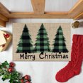 thumbnail image 1 of TIELUTT Festive Christmas Doormat Non Indoor/Outdoor Holiday Rug for Home Decoration for Adding Large Fuzzy Rug 6x9 Rugs for Living Room Sweater Blanket Thick Blankets for Winter Knitted Blankets, 1 of 4