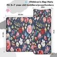 thumbnail image 5 of Pioneer Flower Floral Print Pattern Toddler Nap Mats for Kids Preschool,Sleeping Mat Bag or Kids,Toddler Sleeping Bag,Toddler Nap Mat or Daycare, 5 of 6