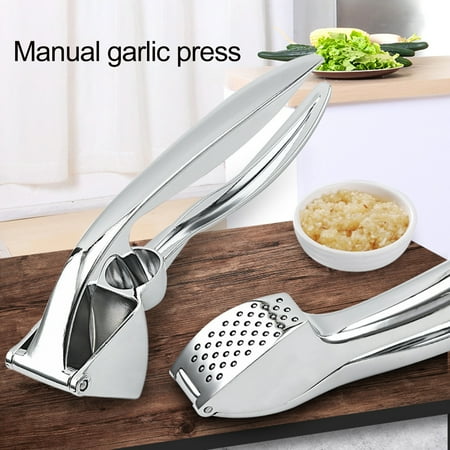 

Riguas Garlic Crusher Labor-saving Mirror Polished Zinc Alloy Manual Minced Garlic Making Machine Cooking Tool Kitchen Accessories