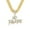 Gold-18inch, variant on Hip Hop Letters NO FAVORS Pendant Necklace with 13mm Miami Cuban Chain Iced Out Bling HipHop Necklaces Fashion Jewelry