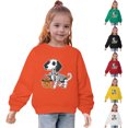 thumbnail image 1 of QIPOPIQ Chandail Décontracté à Manches Longues pour Filles, Col Rond, Mignon, Coupe Décontractée, Tailles 3-14 Ans, Vêtements pour Enfants en Liquidation, 1 of 5