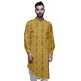 thumbnail image 2 of Atasi Rayon Ethnic Long Kurta For Boys Printed Party Wear Kurta For Men, 2 of 6