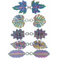 thumbnail image 6 of 5Pcs 5 Styles Leaf Shawl Clips Vintage Alloy Cardigan Cape Collar Clasp Antique Silver Cinch Clip Retro Cloak Brooches Shawl Pins for Women Clothing to Hold Sweater Together Waist Cincher, 6 of 9