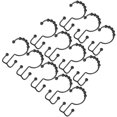 thumbnail image 1 of Ganchos De Ducha De Doble Deslizamiento 12 Piezas Multiusos 8 Cuentas, 1 of 8