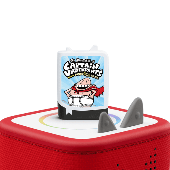 tonies Captain Underpants Audiobooks Set, 4 Pack, Age Group 7 