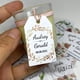 thumbnail image 4 of Etiquetas de regalo personalizadas, etiquetas de regalo, Kraft escrito a mano, etiqueta de favor de boda personalizada, 100 unids/set, 4 of 4