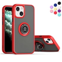 Designed for iPhone 14 Plus Heavy Duty Case, Military Grade Protection with Kickstand Anti-Scratch Shockproof Phone Case Cover for iPhone 14 Plus, Red