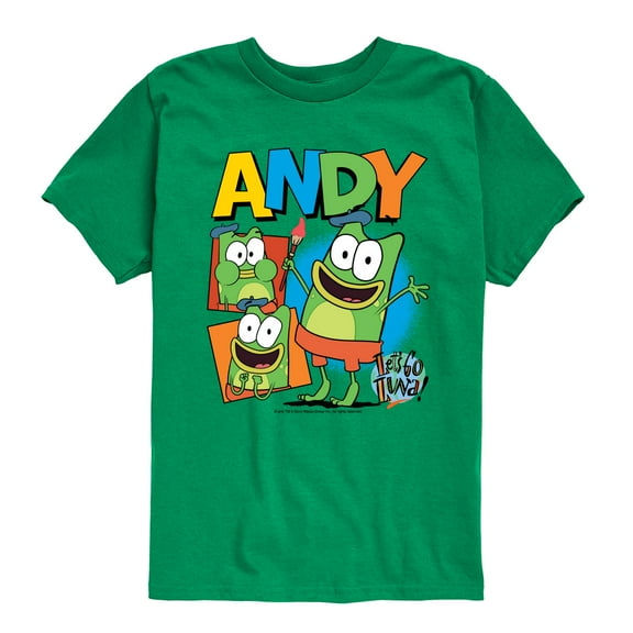 Lets Go Luna - Andy - Toddler And Youth Short Sleeve Tee