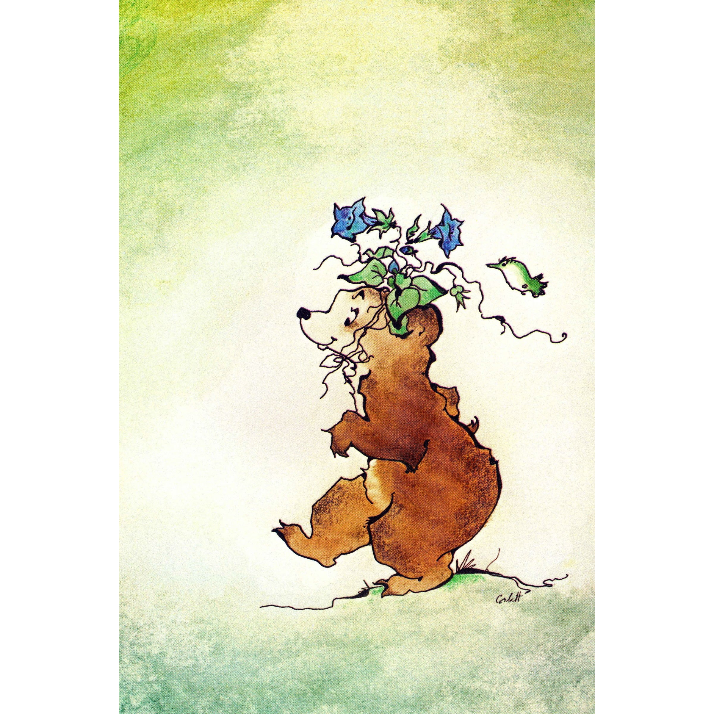 Marmont Hill "Bear" by Curtis Painting Print on Canvas