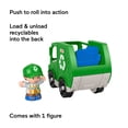 thumbnail image 3 of Fisher-Price Little People Recycle Truck Push-Along Vehicle, 3 of 6