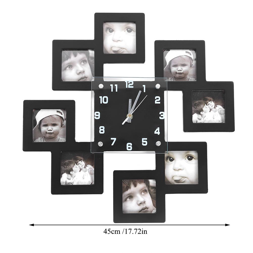 Rdeghly Photo Frame Clock, DIY Photo Frame Clock ,Novelty DIY Wall