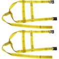 thumbnail image 2 of Correa de remolque de servicio pesado, cesta de trinquete ajustable para automóvil Correas de amarre Correa Cuerda de remolque con soporte de ganchos, 2 of 4