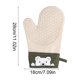 thumbnail image 3 of Guantes de horno de cocina, guantes de silicona para hornear y microondas, 3 of 6