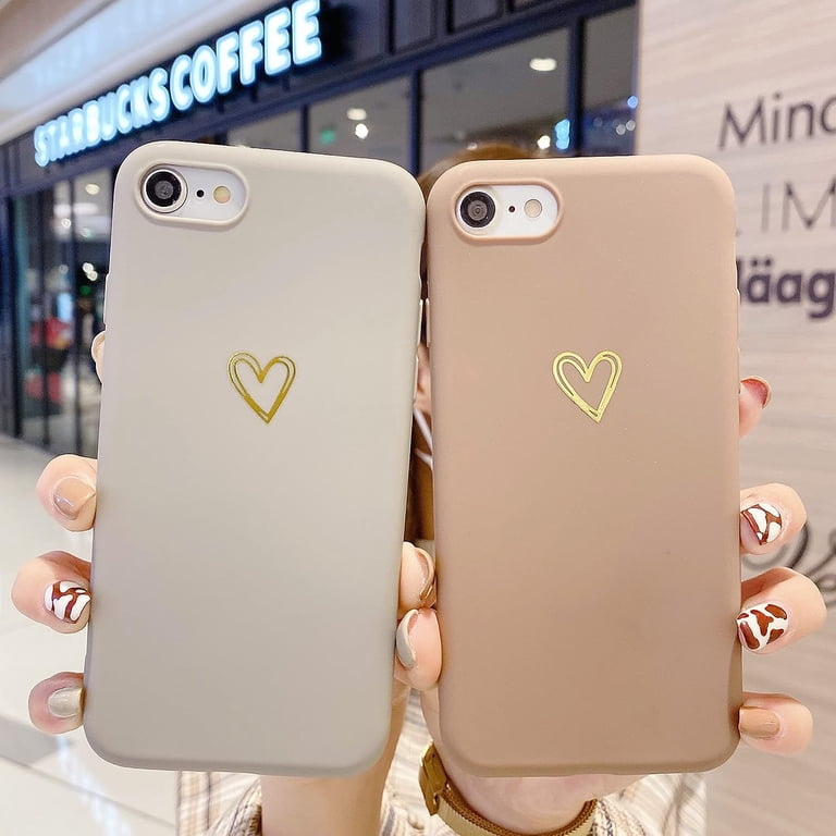 Compatible with iPhone 7/8/SE 2020 Case for Women Girls, Soft