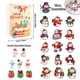 thumbnail image 4 of Ganfancp Serie Navideña Navidad 24 Caja Calendario Cuenta Atrás Muñeco de Nieve Caja Sorpresa Ofertas Del Día Calendario Navideño de 24 Días*1, 4 of 4
