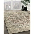 thumbnail image 2 of Ahgly Company Indoor Rectangle Traditional Dark Almond Brown Persian Area Rugs, 2' x 5', 2 of 6