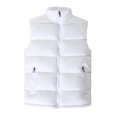 thumbnail image 5 of Joernso Autumn Winter Men Vest Solid Color Thickened Stand Collar Zipper Slim Fit Sleeveless Jacket for Daily Wear, 5 of 8