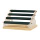 thumbnail image 1 of Expositor de anillos, joyero portátil, base de madera, soporte para anillos desmontable Verde oscuro, 1 of 9