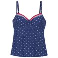 thumbnail image 5 of LASCANA Women's Striped Polka Dot Tankini Swimsuit Top Strap, 5 of 6