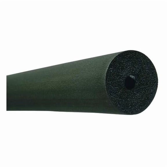 Pipe Insulation, 1-5/8" OD, 6 ft. L, NBR/PVC Based Elastomeric, 1 in Wall