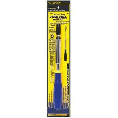 

1PK Eazypower 83635 Isomax Push Pull Drill Kit 1/4 8 Piece