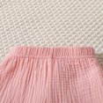 thumbnail image 5 of Paguaki Baby Girl Outfits Solid Color Sleeveless Camisole And Linen Pants 2-Piece Summer Set, 5 of 5