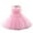 Pink, variant on Pejock 12M-5 Years Kids Pageant Flower Girl Dress Little Girls Party Wedding Formal Dresses Toddler Girls Net Yarn Embroidery Rhinestone Bowknot Birthday Party Gown Long Dresses