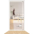 thumbnail image 1 of Reinforced Cat Screen Door Heavy Duty Pet-Proof Screen with Zipper White Prevents Pets from Running Out, 1 of 5