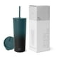 thumbnail image 1 of Vaso aislante moderno, sencillo, con tapa y pajita, 500 ml, 1 of 6