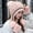 Pink, variant on Women's Autumn Winter Knitted Set Wool Earflap Beanie Fleece Lined Thick Hat Gloves Cold Weather Accessories Daily Outdoor Use Cozy Warm
