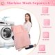 thumbnail image 4 of Sudadera con Capucha y Manta para Hombre y Mujer, de Gran Tamaño, de Larga y Cálida Rosa un Tamaño, 4 of 10