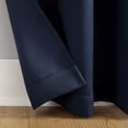 thumbnail image 5 of Sun Zero Riley Kids Bedroom Blackout Grommet Curtain Panel, 40"X95", Navy, 5 of 10
