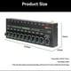 thumbnail image 3 of Professional Audio Mixer 10 Channel Stereo Mixer with RGB Light & Ultra Low Noise DC5V Easy Operation EU Plug, 3 of 5