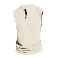 thumbnail image 5 of Dianli Summer Fitness Mens Muscle Tank Top Versatile Button Pocket Sleeveless Round Neck Thin Solid Color Leisure T-Shirt Breathable Lightweight Athletic Tank for Gym Casual Wear Summer Fitness, 5 of 5