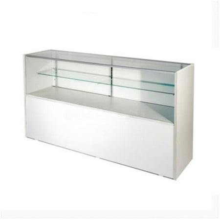 - 72 in. Half Vision Showcase, White