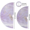 thumbnail image 3 of GZHJMY Purple Marble Christmas Tree Skirt 36" Christmas Decorations Indoor Outdoor Tree Skir for Home Holiday Party Decorations Gift, 3 of 5