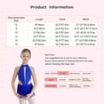 thumbnail image 7 of Haitryli Girls Sequined Tassel Latin Jazz Dance Dress Sleeveless Rhinestone Ballet Leotard Salsa Rumba Costume Black 8, 7 of 7