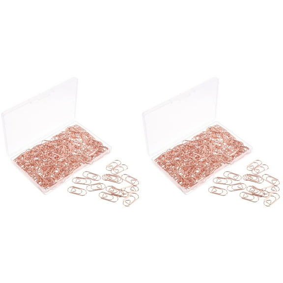 Set of 2 Colorful Binder Clips Pop Birthday Paperclips Office