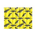thumbnail image 3 of MKHERT Black Bats And Sky Window Curtains Kitchen Curtain Room Bedroom Drapes Curtains 26x39 inch, 2 Piece, 3 of 3