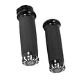 thumbnail image 4 of 1inch Motorcycle Hand Grips, Motorcycle Handle Bar Hand Grips Fit For Cruiser Chopper Black US, 4 of 8
