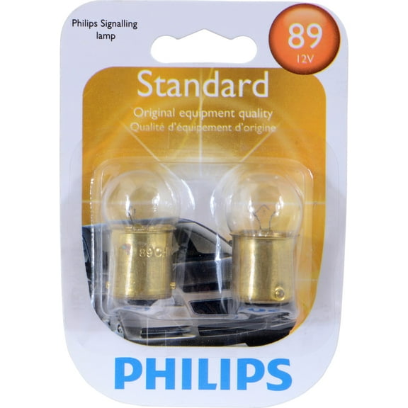 Philips Standard Miniature 89, Ba15S, Glass, Always Change In Pairs!