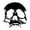 Black, variant on Skull Face Funny Terrible Evil Car Auto Sticker Vinyl Decals Easy Removal For Rear Trunk Laptop Window Bike Skateboard Accessories