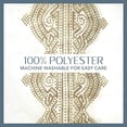 thumbnail image 4 of Elrene Home Fashions Panneau de Rideau de Fenêtre Boho Transparent avec Pompons, Lin, (52 X 95), 4 of 7