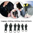 thumbnail image 3 of Qenwkxz Reversible Zipper Double Sided Zip Head Puller Fixer Jacket Sliders Repair Replacement Tools, 3 of 7