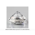 thumbnail image 4 of Zoogamo 4” / 100 mm Clear Diamond Shaped Glass Crystal Paperweight – Home Office Decor & Valentine's Day Gift Wedding Favors Centerpieces Decoration with Gift Box, 4 of 7
