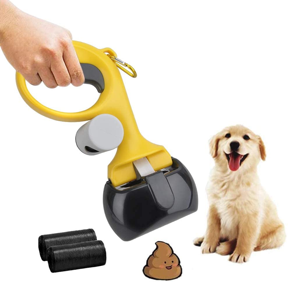 Portable Dog Poo Grabbers, Sturdy Dog Scoop Dog Pooper Scooper with 2