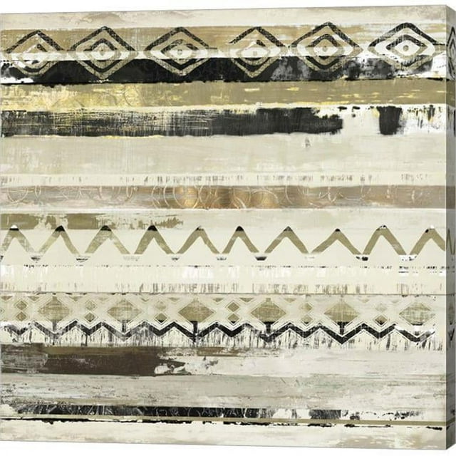 Metaverse C950017-0120000-AAAACMA African Patchwork I by Tom Reeves Canvas Wall Art - 12 x 12 in.