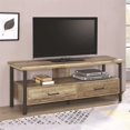 thumbnail image 2 of Stonecroft Furniture Support de Télévision 59" en Pin Vieilli et Bronze Foncé, 2 of 10